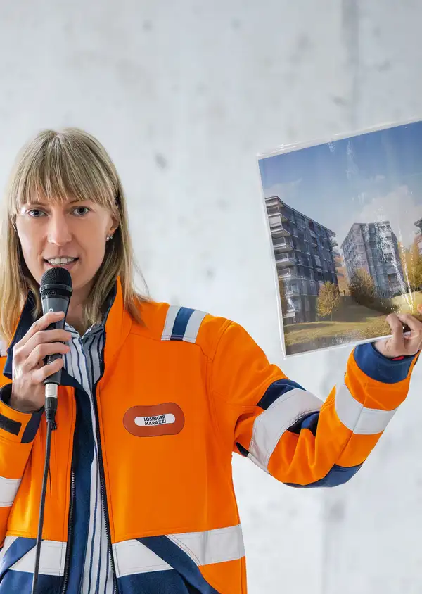 Der Rohbau steht: Ein weiterer Schritt in der Entwicklung des Quartiers Aarerain in Ittigen-Worblaufen (BE)