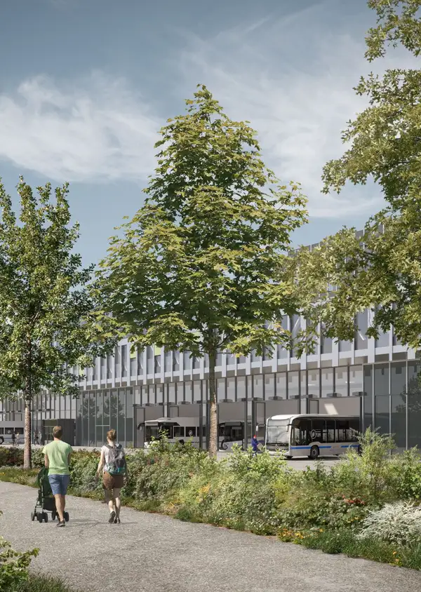 Nouveau siège pour les services de transports publics, de secours ainsi que pour l’administration cantonale de Zoug