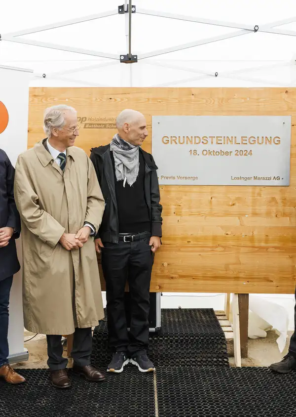 Pose de la première pierre du nouveau complexe durable Segetzpark à Soleure