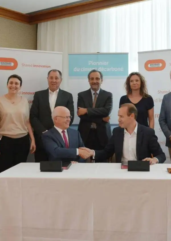 Béton bas carbone : un nouveau partenariat stratégique pour Bouygues Construction