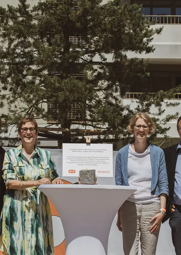 Inauguration du quartier Eglantine à Morges