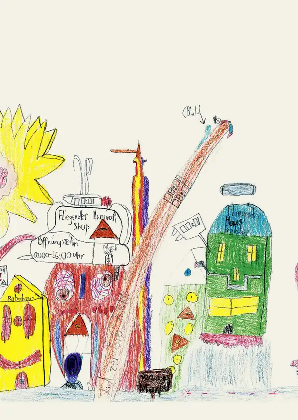 Les villes de demain dessinées par les enfants