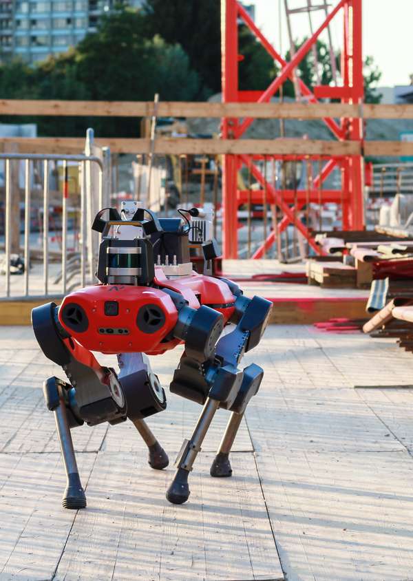 ANYmal : un robot autonome sur le chantier du nouveau Pflegzentrum à Schlieren (ZH)