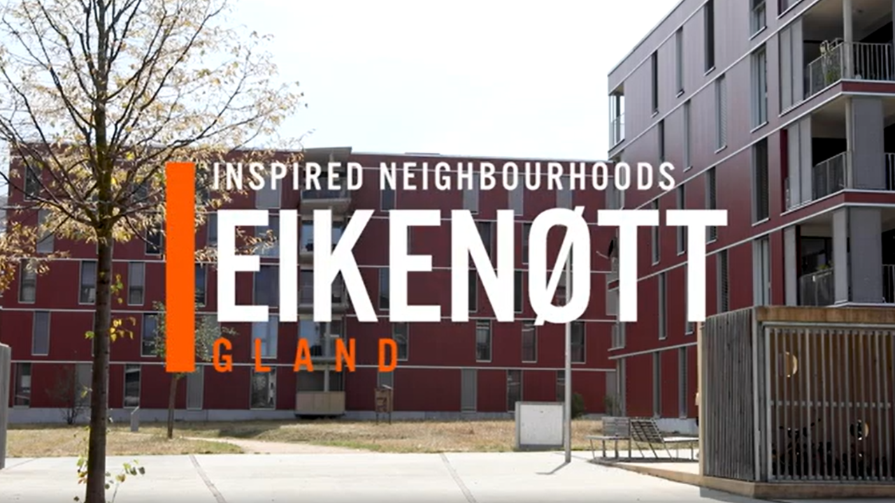 image du quartier Eikenott avec le titre "Inspired Neighbourhoods"