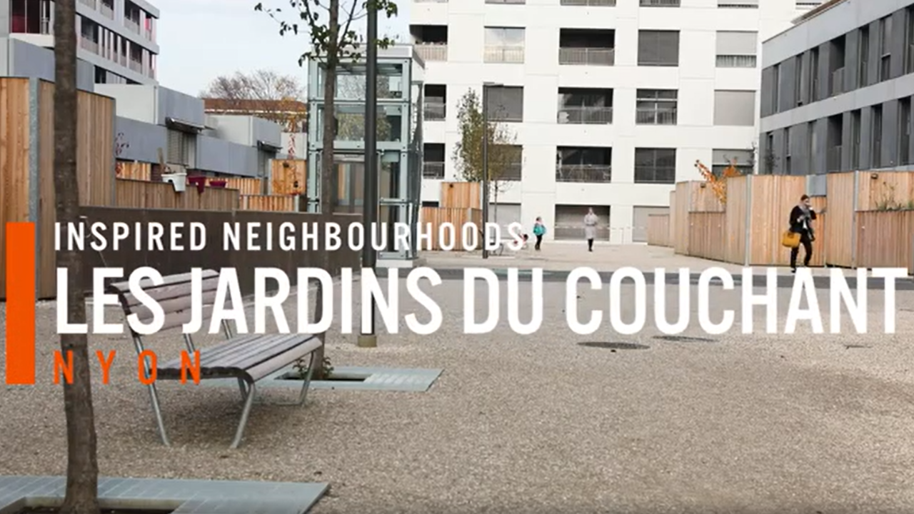 image du quartier Les Jardins du couchant avec le titre "Inspired Neighbourhoods"